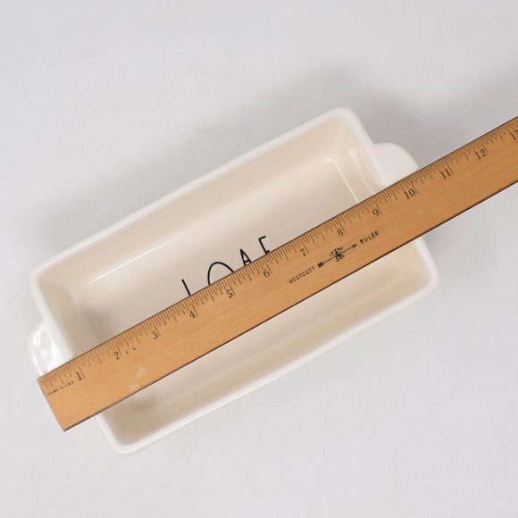Rae Dunn Loaf Bake Pan Baking Dish Ceramic New - Picture 10 of 11